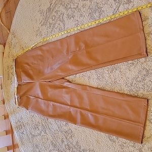 Bagatelle faux leather cropped pants Sz Small